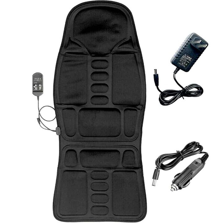Massage Chair Pad with 8 Kneading Modes and Adjustable Straps for Car and Home