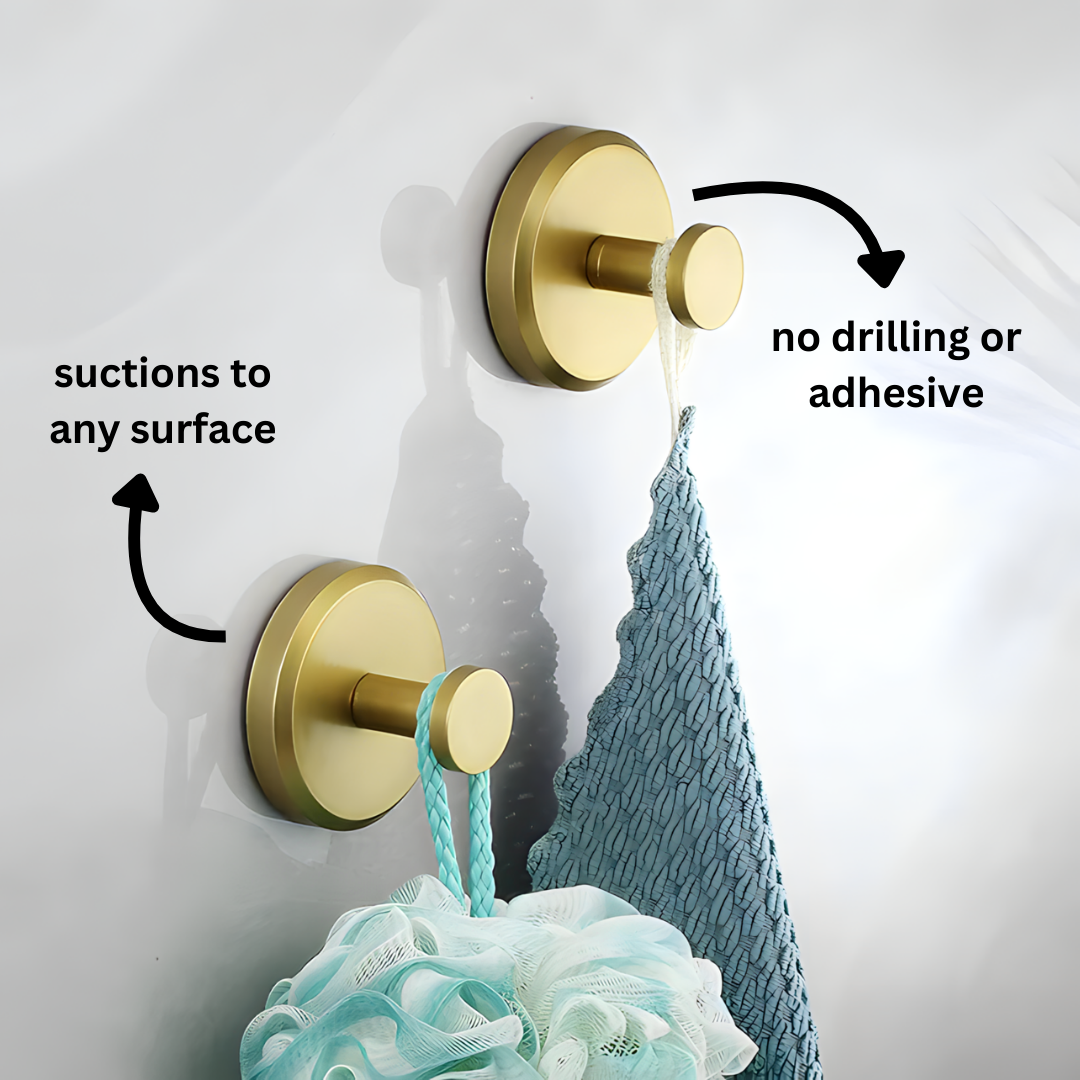 Suction Hook with 15lb Capacity for Smooth Surfaces, Tool Free Installation