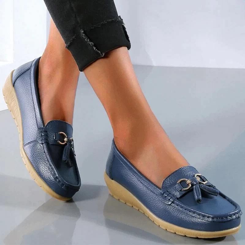 Women's Loafer Shoes for All-Day Wear with Arch Support and Airflow Upper