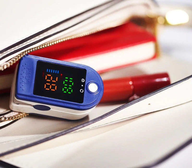Fingertip Blood Oxygen Monitor with HD LED Display and Pulse Rate