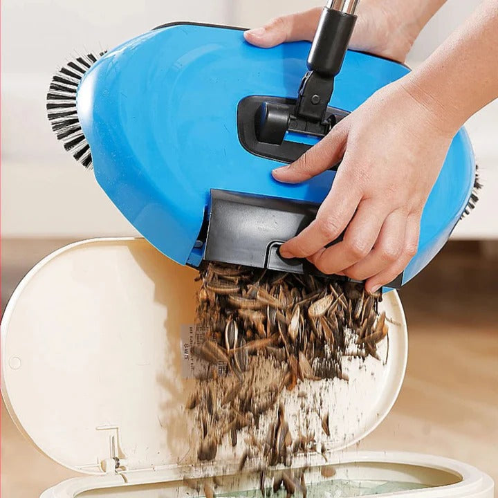 2 in 1 Cordless Vacuum Cleaner Broom with Multi Surface Brush Head and Quick Release Dustbin