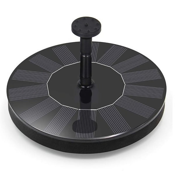 Solar Water Fountain with Four Spray Nozzles and Floating Design for Birdbaths