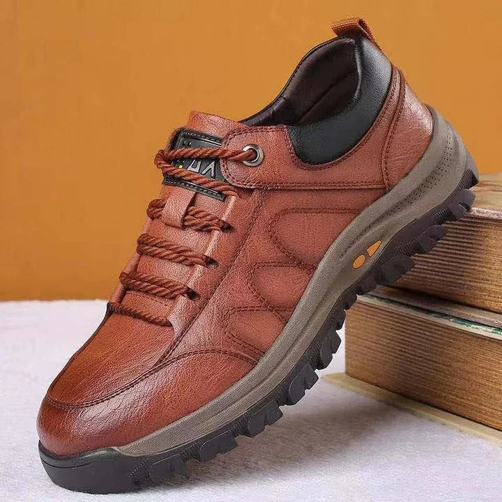 Men Arch Support Shoes with Cushioned Foam Insole and Anti Slip Rubber Sole