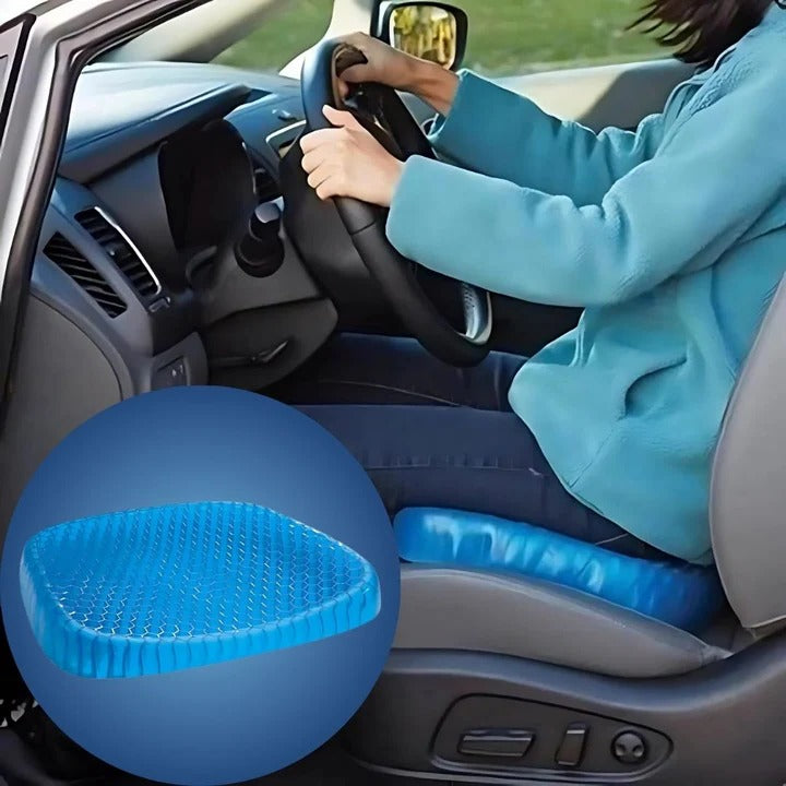 Gel Seat Cushion with Honeycomb Structure for Office, Car, and Wheelchair