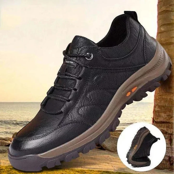Men Arch Support Shoes with Cushioned Foam Insole and Anti Slip Rubber Sole