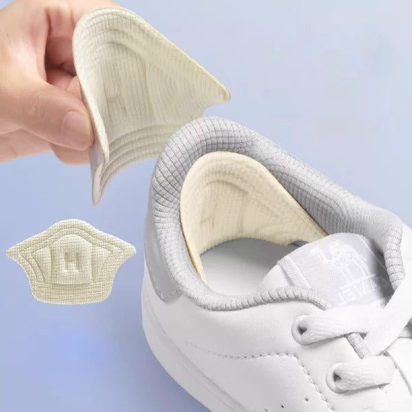 Cushioned Heel Grip Inserts with Self Adhesive Backing and Non Slip Surface
