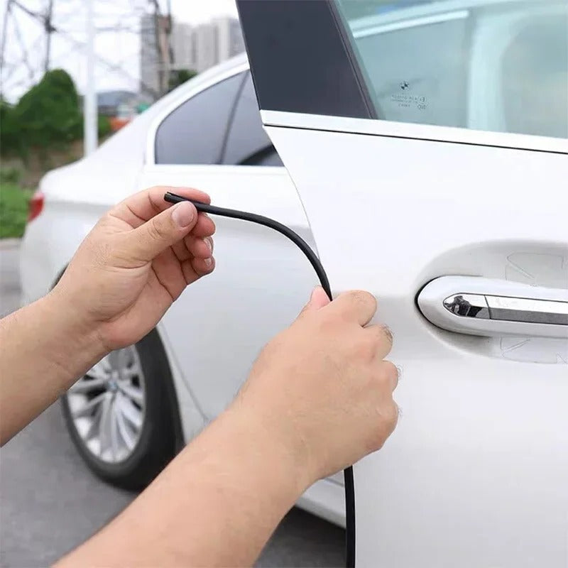 Door Edge Guard Strip with U-Shaped Channel, 16.4 Feet for Universal Vehicle Fit