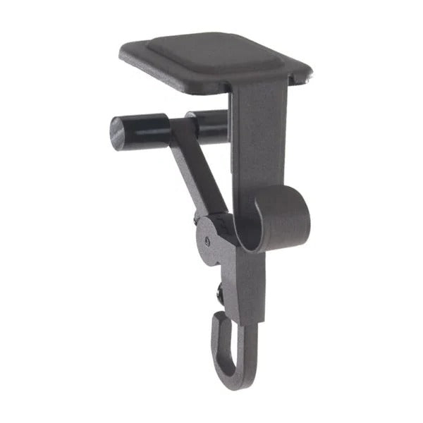 Dual Hook Mantle Holder with Adjustable Extension Rod and Rubber Grip Pads