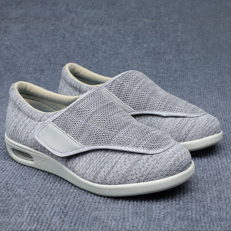 Orthopedic Walking Shoes with Adjustable Straps and Extra Wide Toe Box, Three Insole Pairs