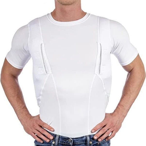 Concealed Carry Tank Top with Dual Pockets and Moisture-Wicking Fabric