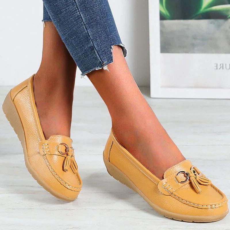 Women's Loafer Shoes for All-Day Wear with Arch Support and Airflow Upper