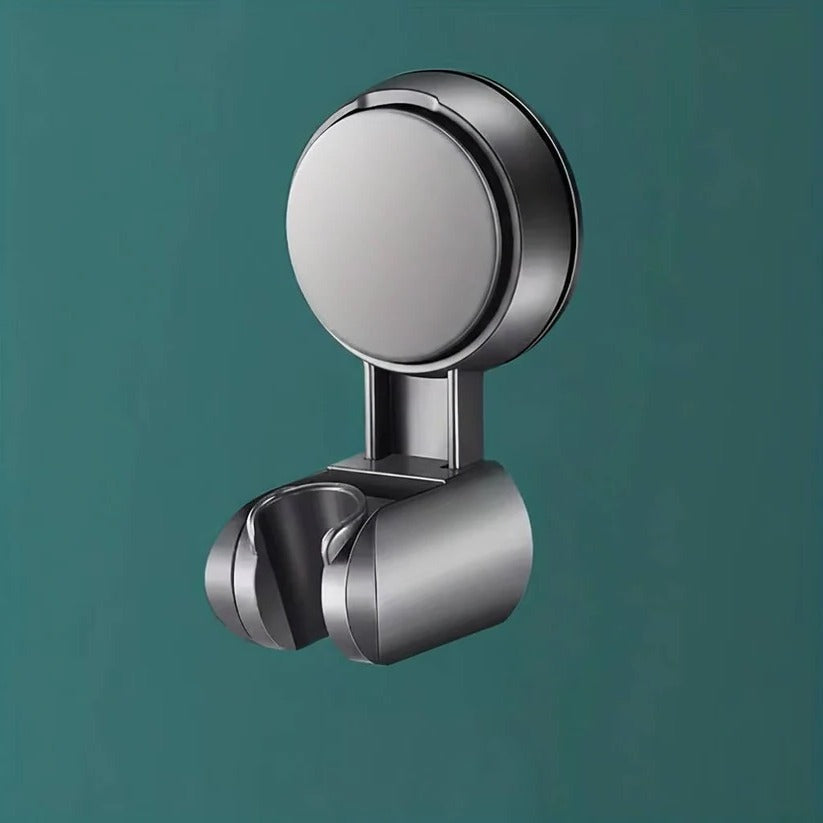 Adjustable Shower Head Holder with Suction Cup Mount and 360 Degree Rotation