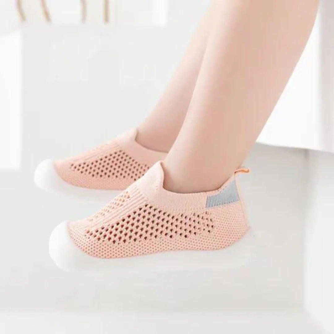 Anti Slip Shoe Socks for Kids with Rubberized Grip Sole