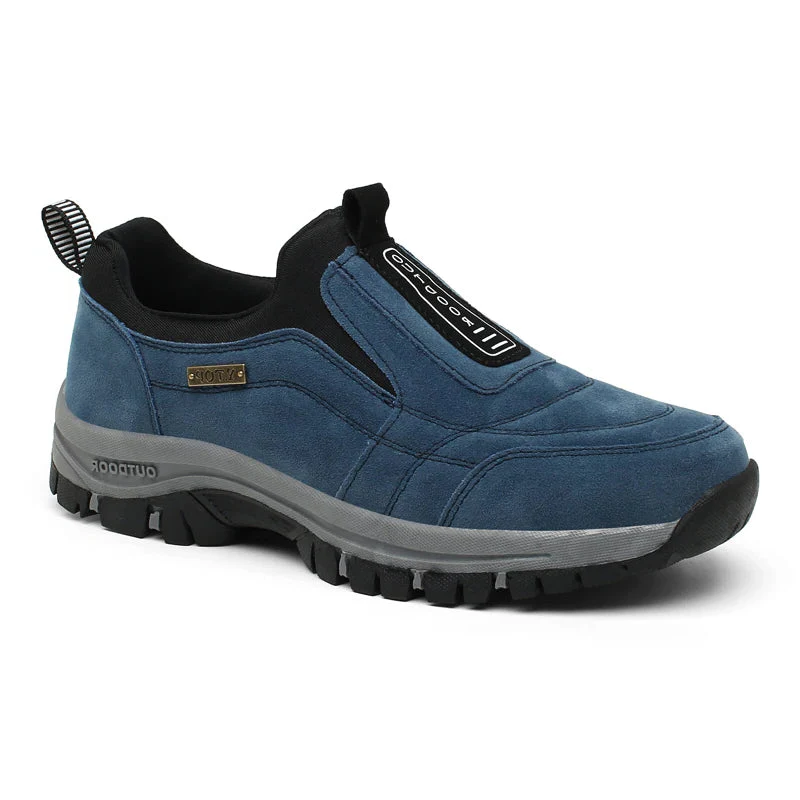 Slip-On Hiking Shoes with Forefoot and Rearfoot Support, Grip Rubber Soles