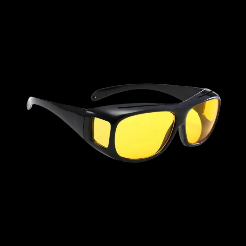 Over Glasses Night Driving Glasses with Polarized Lenses and Extended Side View