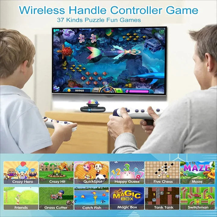 Kids Dance Mat Game with Two Wireless Controllers, Motion Camera, and 144 Dance Songs