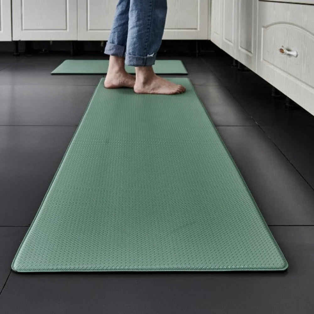 High-Density Foam Kitchen Mat with Grip Base and Wipeable Surface