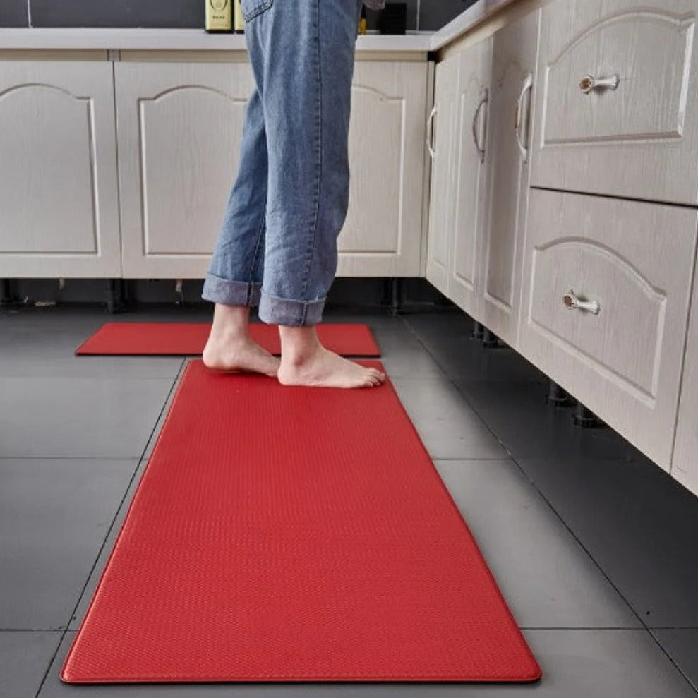 High-Density Foam Kitchen Mat with Grip Base and Wipeable Surface