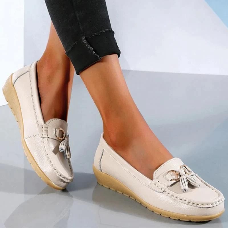 Women's Loafer Shoes for All-Day Wear with Arch Support and Airflow Upper