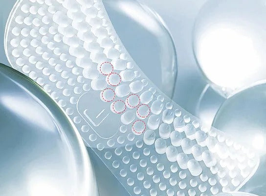 Heel Grip Inserts with Textured Surface and Impact Absorption, Adhesive Backing