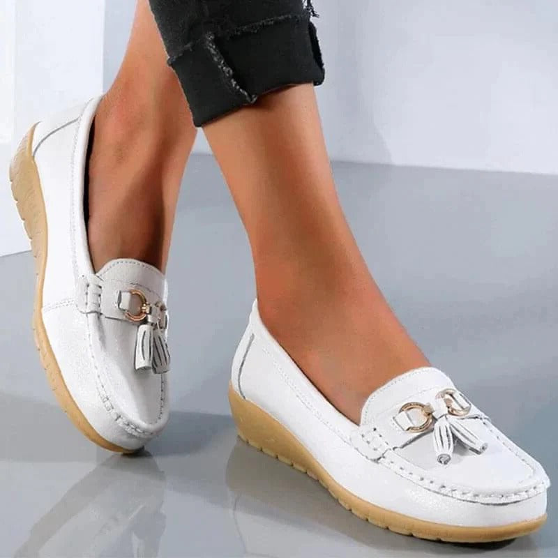 Women's Loafer Shoes for All-Day Wear with Arch Support and Airflow Upper