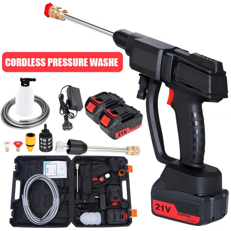 Handheld Pressure Washer with Rechargeable Battery and 12,000 RPM Motor