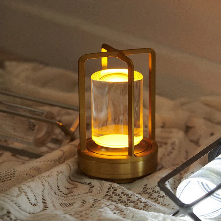 Rechargeable Table Lamp with Touch Dimming and Adjustable Color Temperature