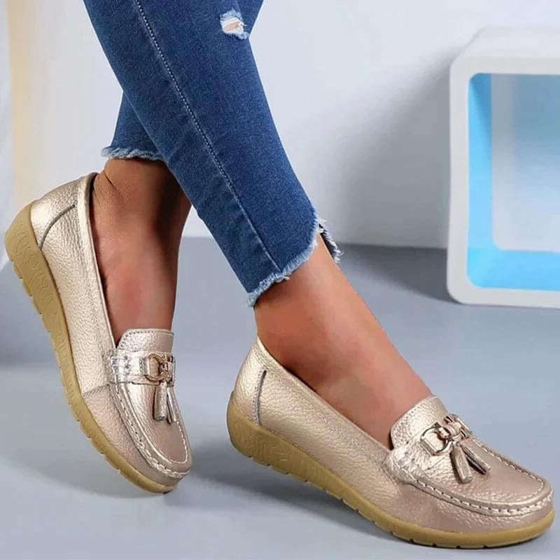 Women's Loafer Shoes for All-Day Wear with Arch Support and Airflow Upper