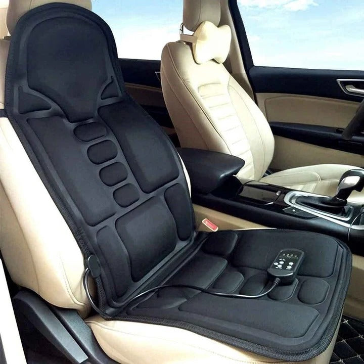 Massage Chair Pad with 8 Kneading Modes and Adjustable Straps for Car and Home
