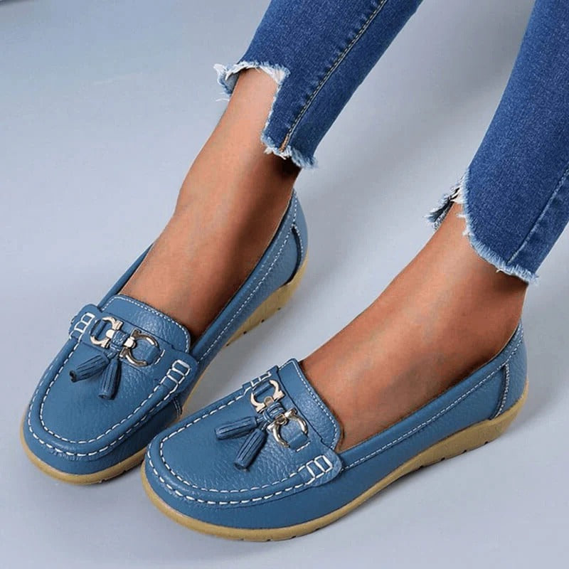 Women's Loafer Shoes for All-Day Wear with Arch Support and Airflow Upper