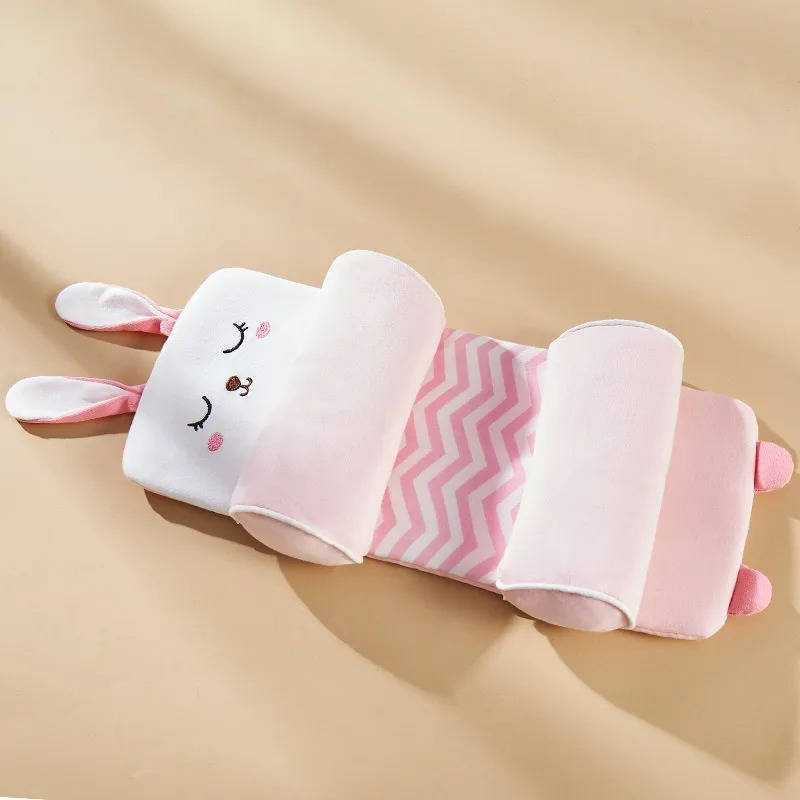 Infant Head Shaping Pillow with Adjustable Side Cushions and 3D Mesh Ventilation