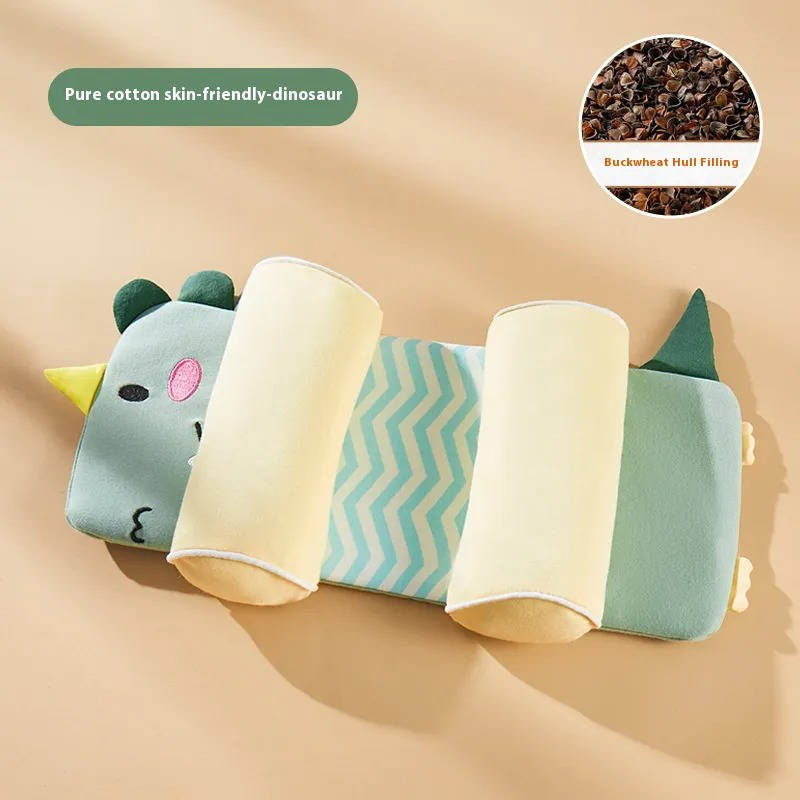 Infant Head Shaping Pillow with Adjustable Side Cushions and 3D Mesh Ventilation