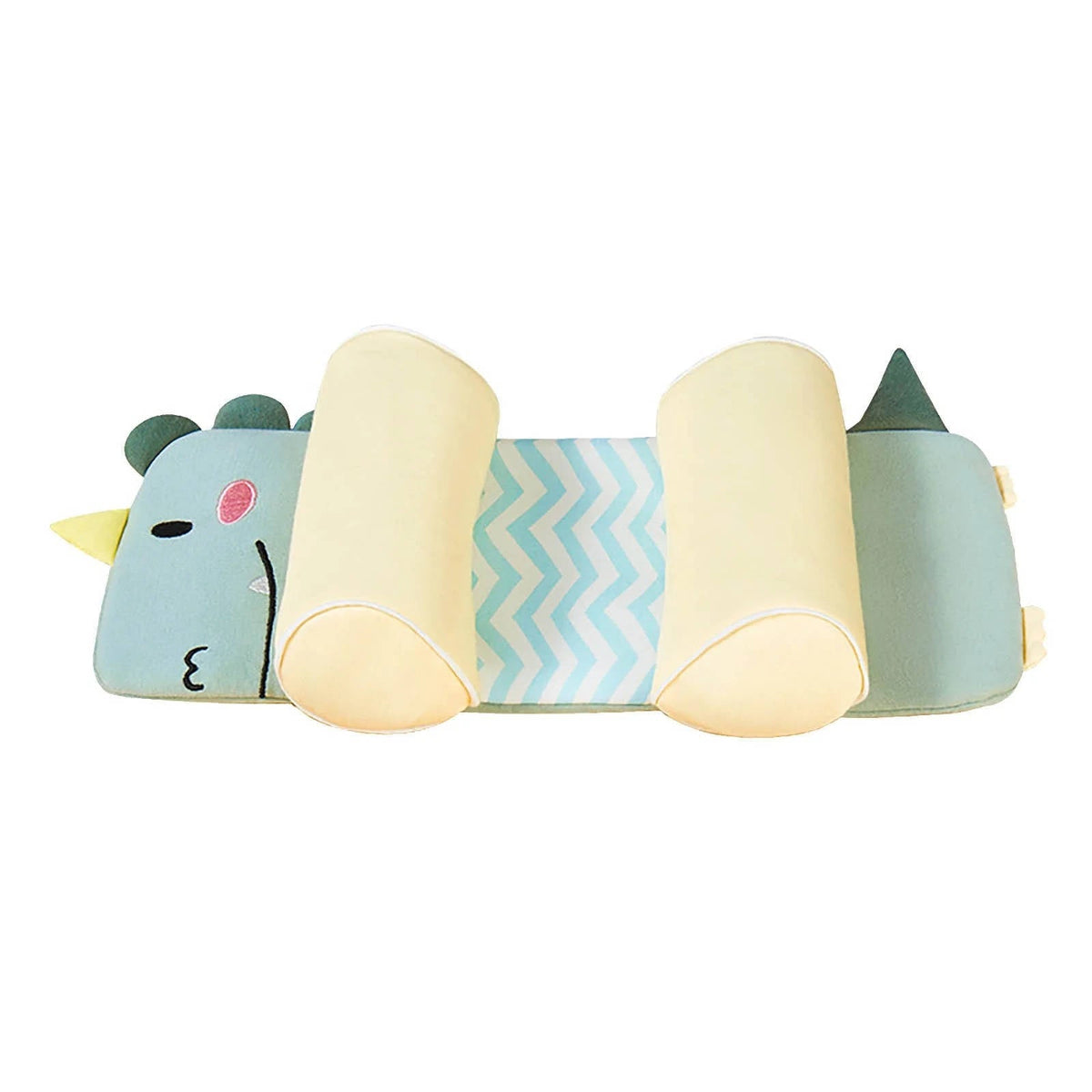 Infant Head Shaping Pillow with Adjustable Side Cushions and 3D Mesh Ventilation