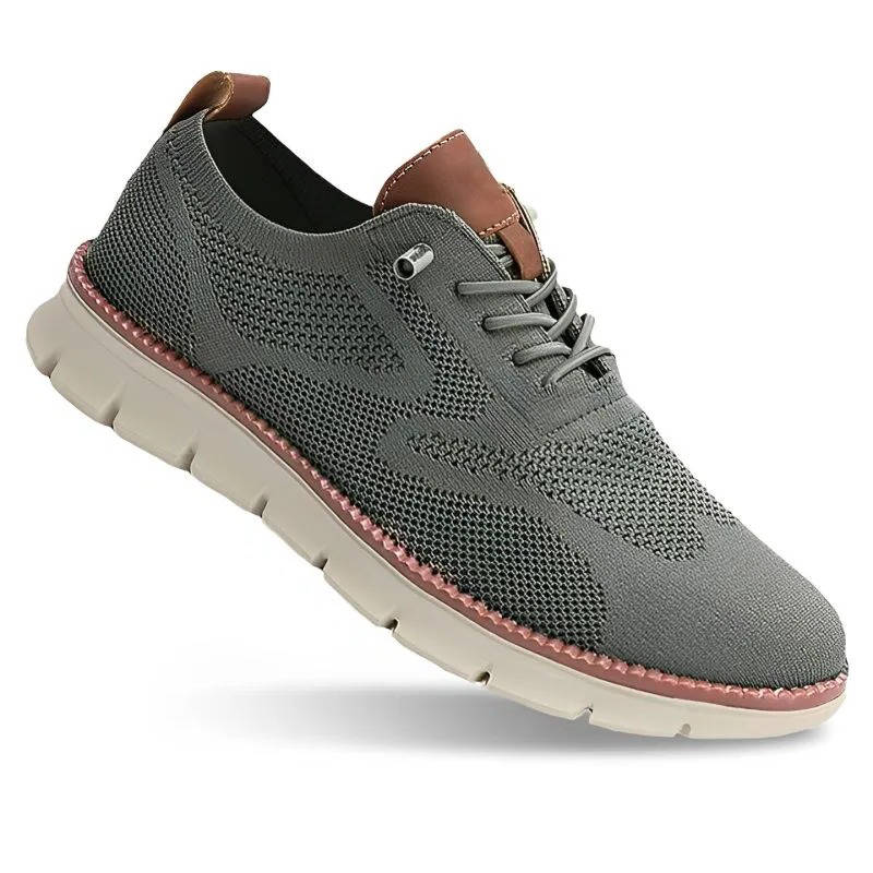 Business Casual Knit Shoes with Wide Orthopedic Toe Box and Breathable Construction