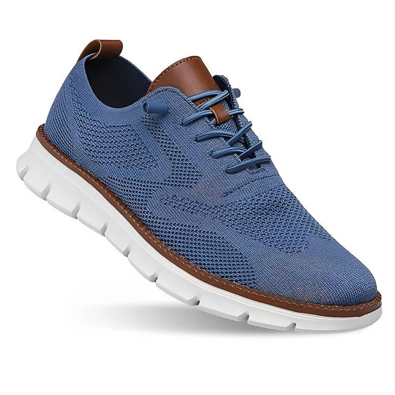 Business Casual Knit Shoes with Wide Orthopedic Toe Box and Breathable Construction