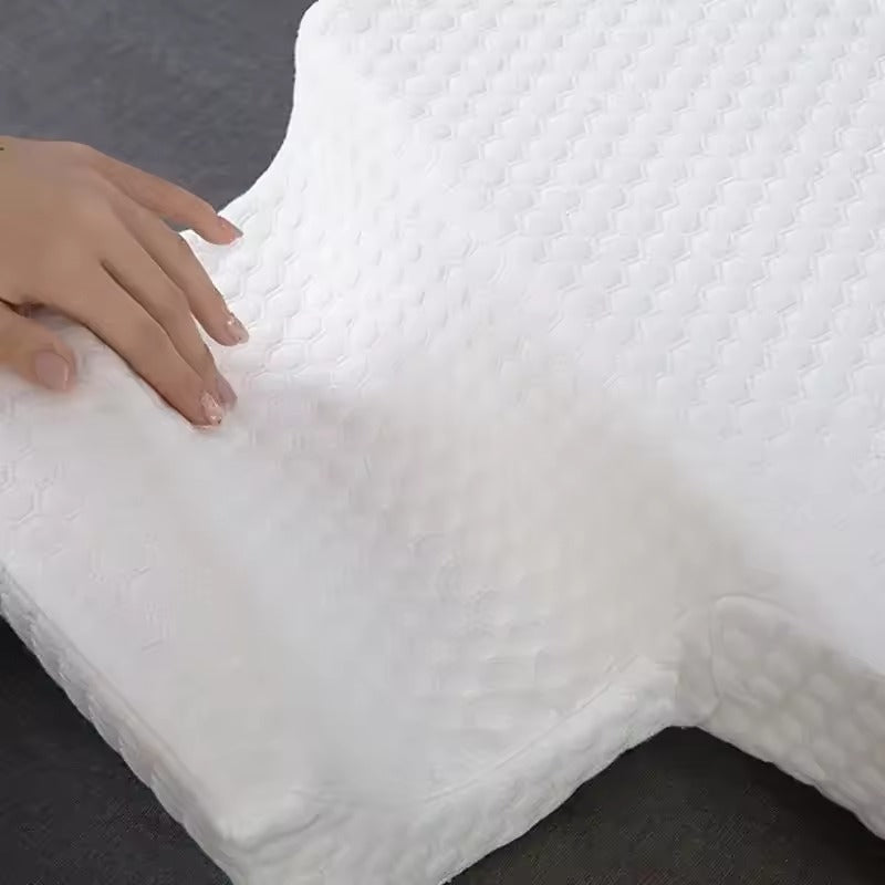 Arm Tunnel Pillow for Couples with Memory Foam and Breathable Knit Cover