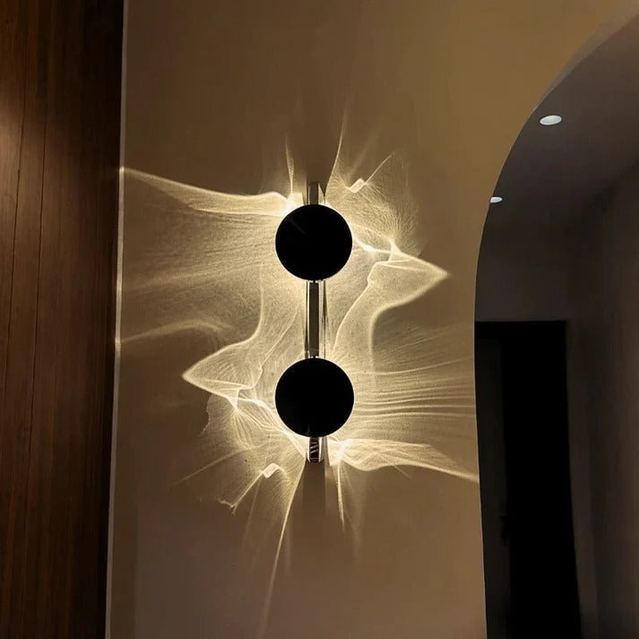 Rotatable Wall Sconce with Stainless Steel Reflector and Built-In LED