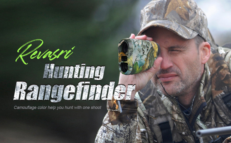 Laser Range Finder with 1000 Yard Capacity and 6.5X Magnification