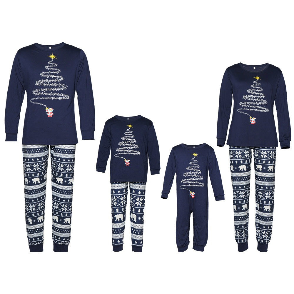 Matching Christmas Pajamas for Family Coordinating Sets with Reindeer Print