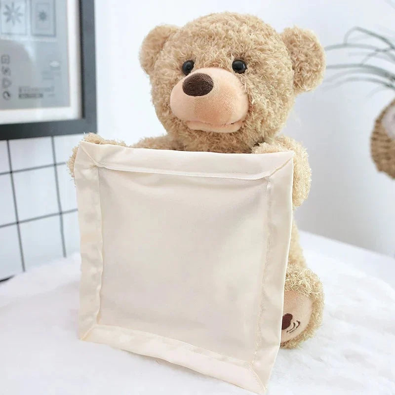 Interactive Plush Bear with Voice Activation and Movement for Toddlers