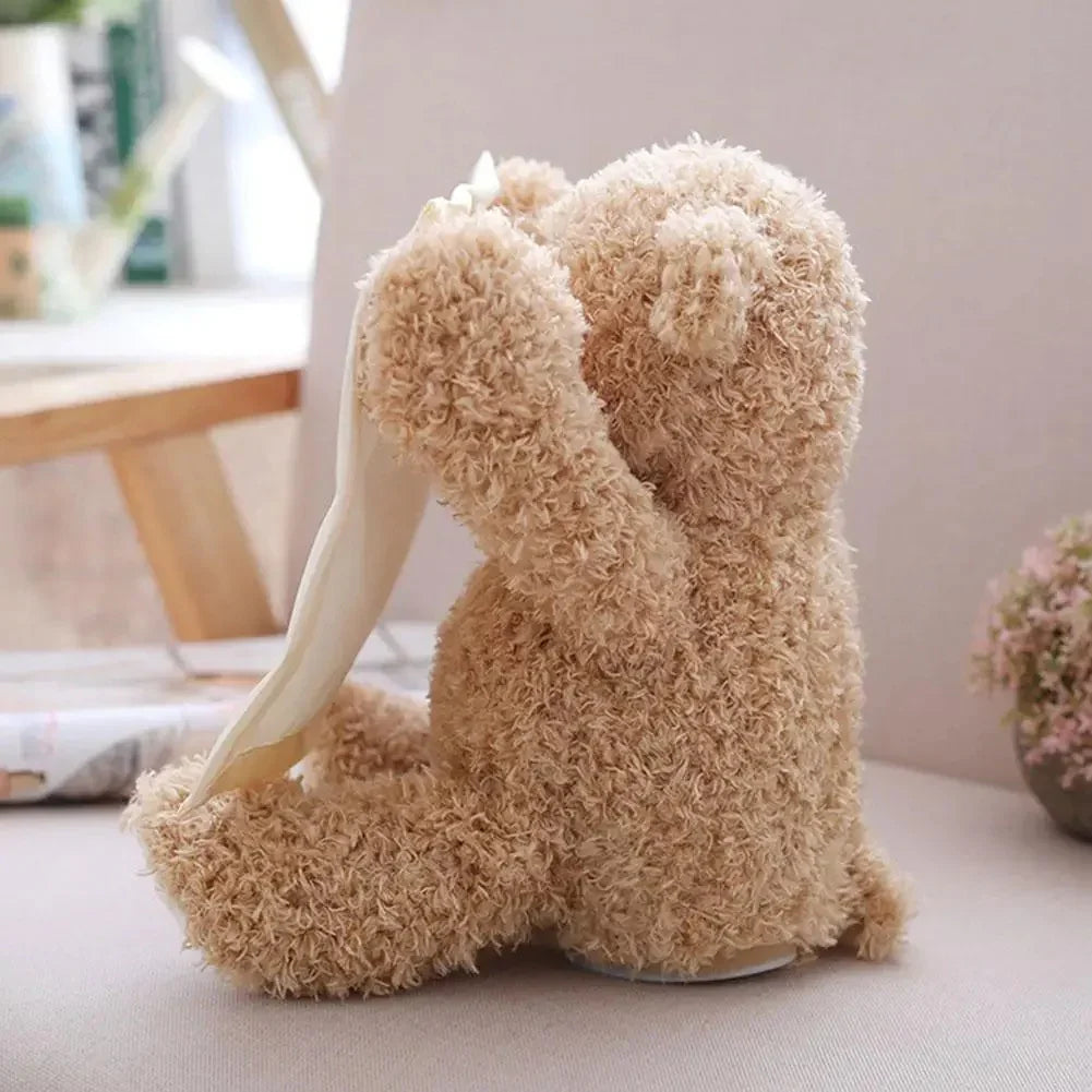 Interactive Plush Bear with Voice Activation and Movement for Toddlers