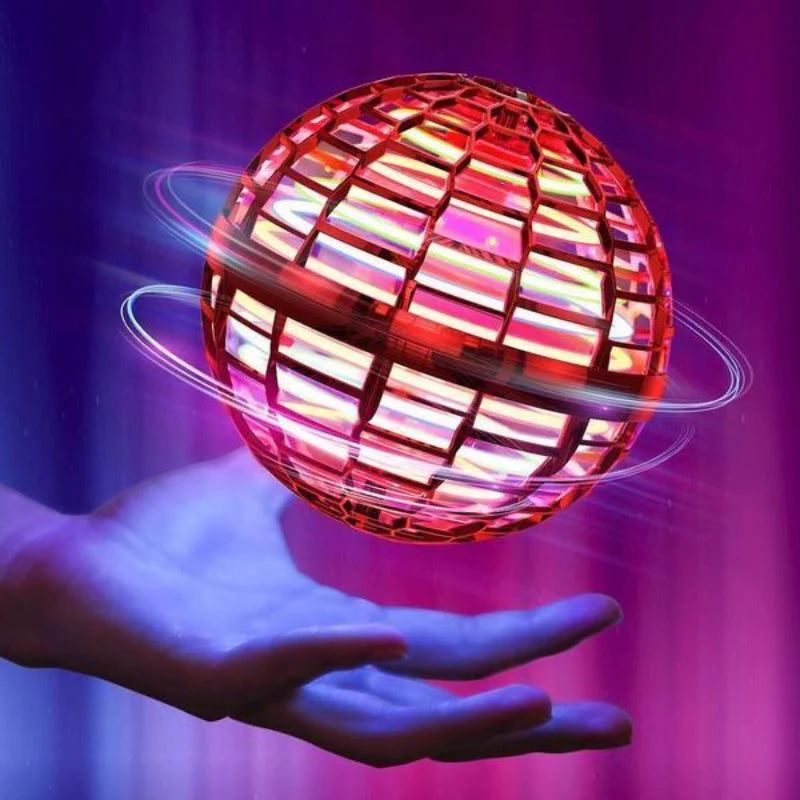 Motorized Flying Orb with LED Lights and Auto Return Flight