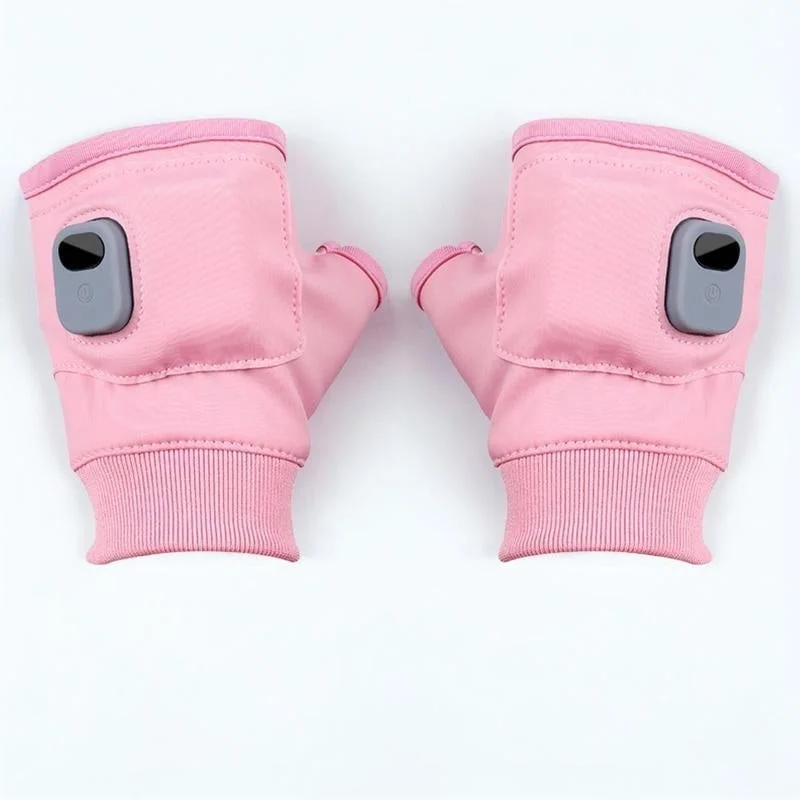 Heated Fingerless Gloves with Type-C Charging and Three Temperature Settings