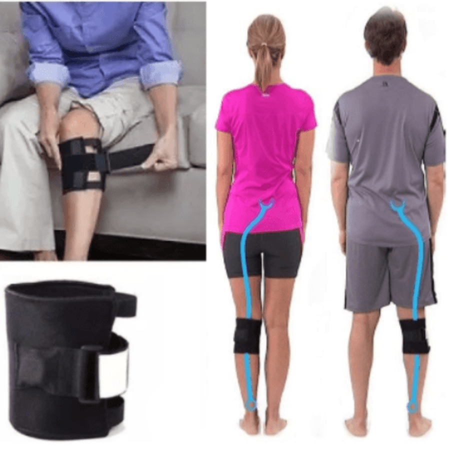 Knee Brace with Acupressure Pad and Adjustable Strap for Lower Back Support