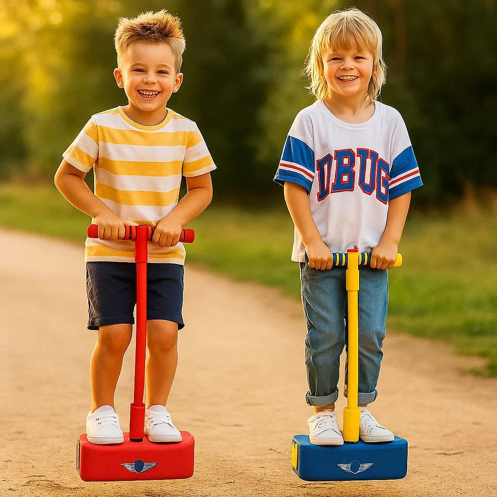 Foam Pogo Jumper with Grip Handle and Non-Slip Footpad for Kids