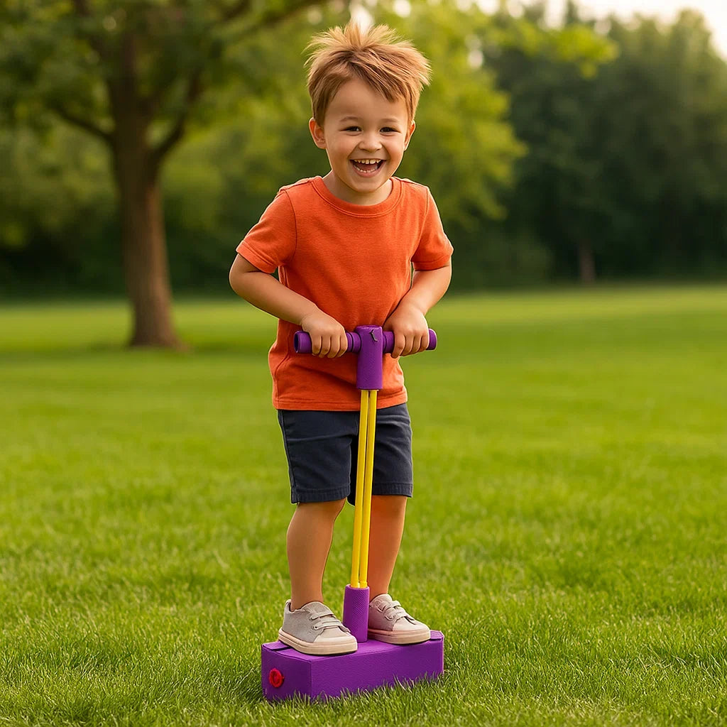 Foam Pogo Jumper with Grip Handle and Non-Slip Footpad for Kids