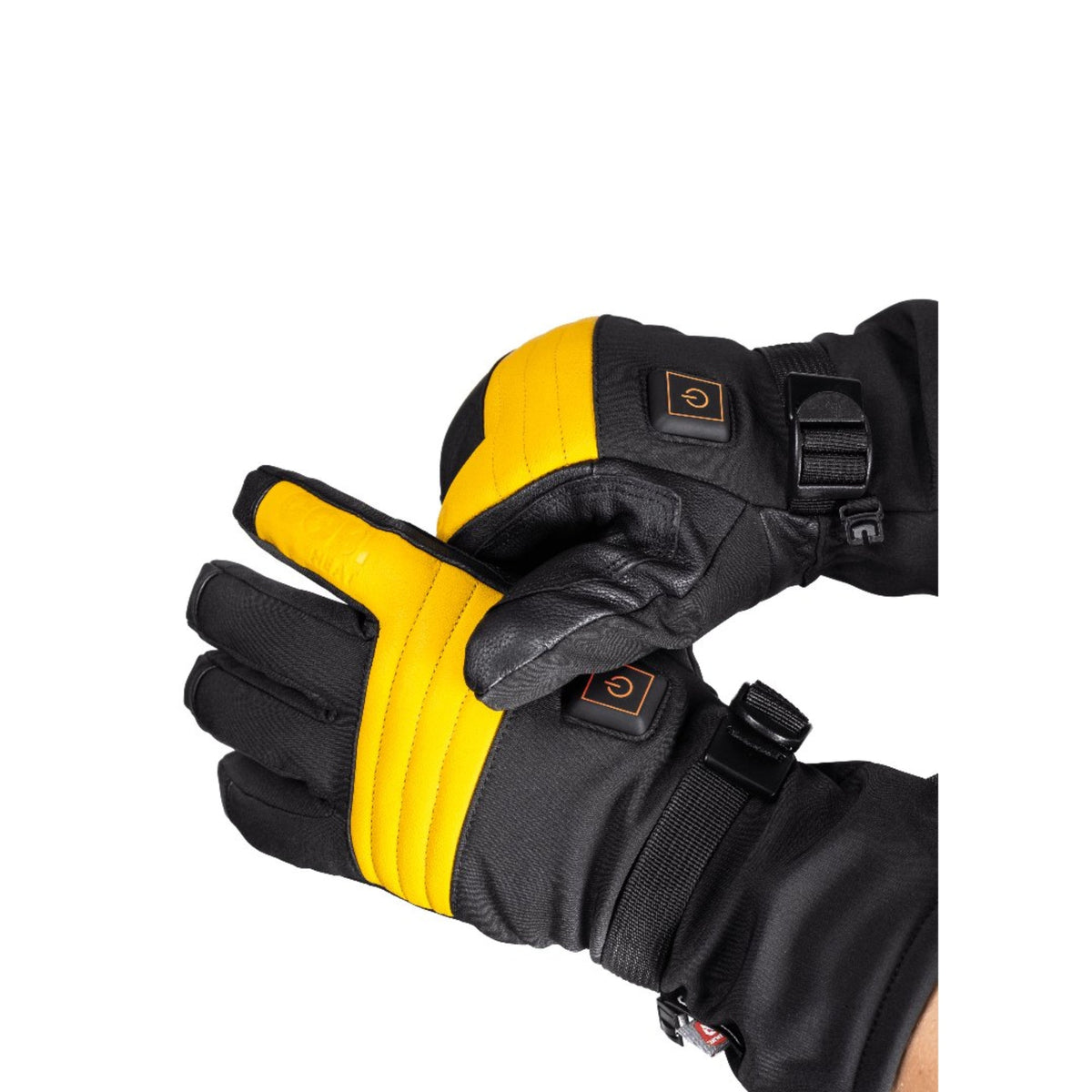Heated Ski Gloves (3500mAh USB-C batt) - side view
