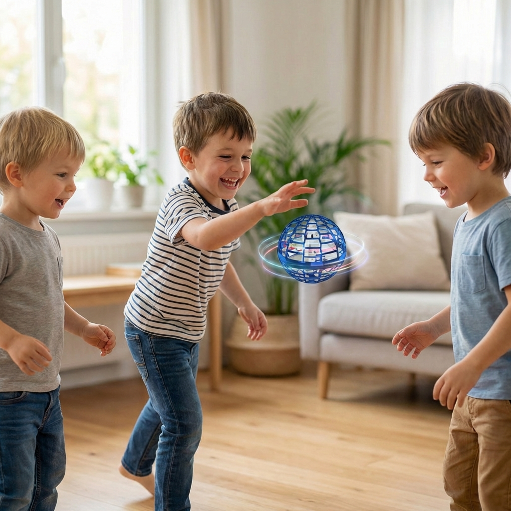 LED Glowing Play Ball with Rechargeable Battery and Built-in Light Effects