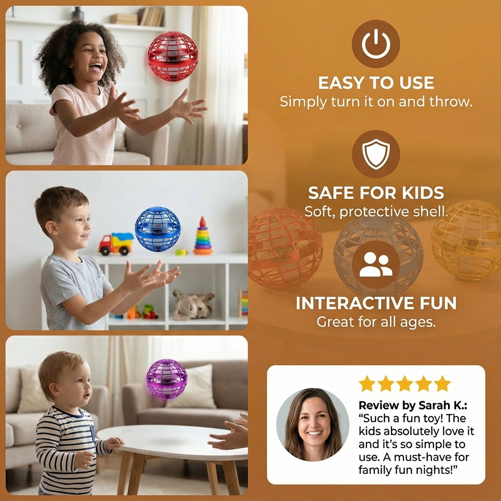 LED Glowing Play Ball with Rechargeable Battery and Built-in Light Effects