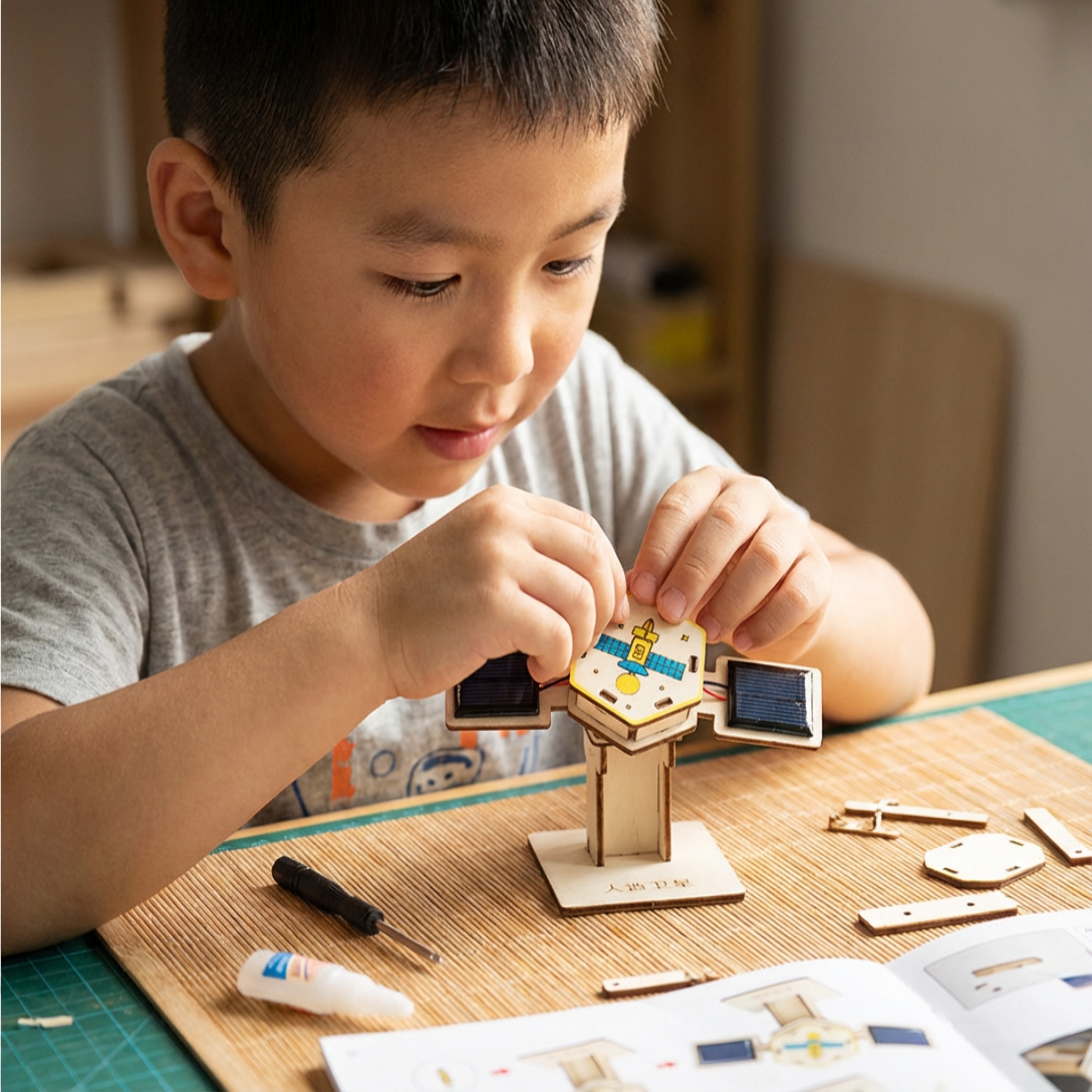 STEM Science Building Set for Kids to Build Working Models Like Planes, Pumps, and Fans